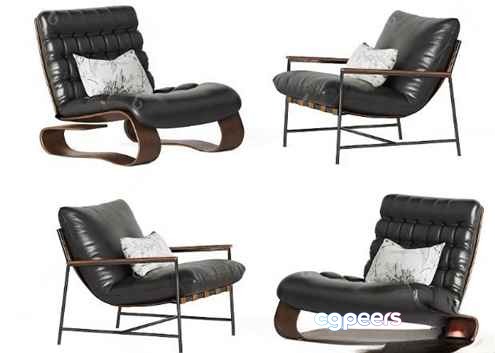 Modern Leather Chair 3D Model - 6697 - VRAY Render Modern Leather Chair 3D Model - 6697 - VRAY Render