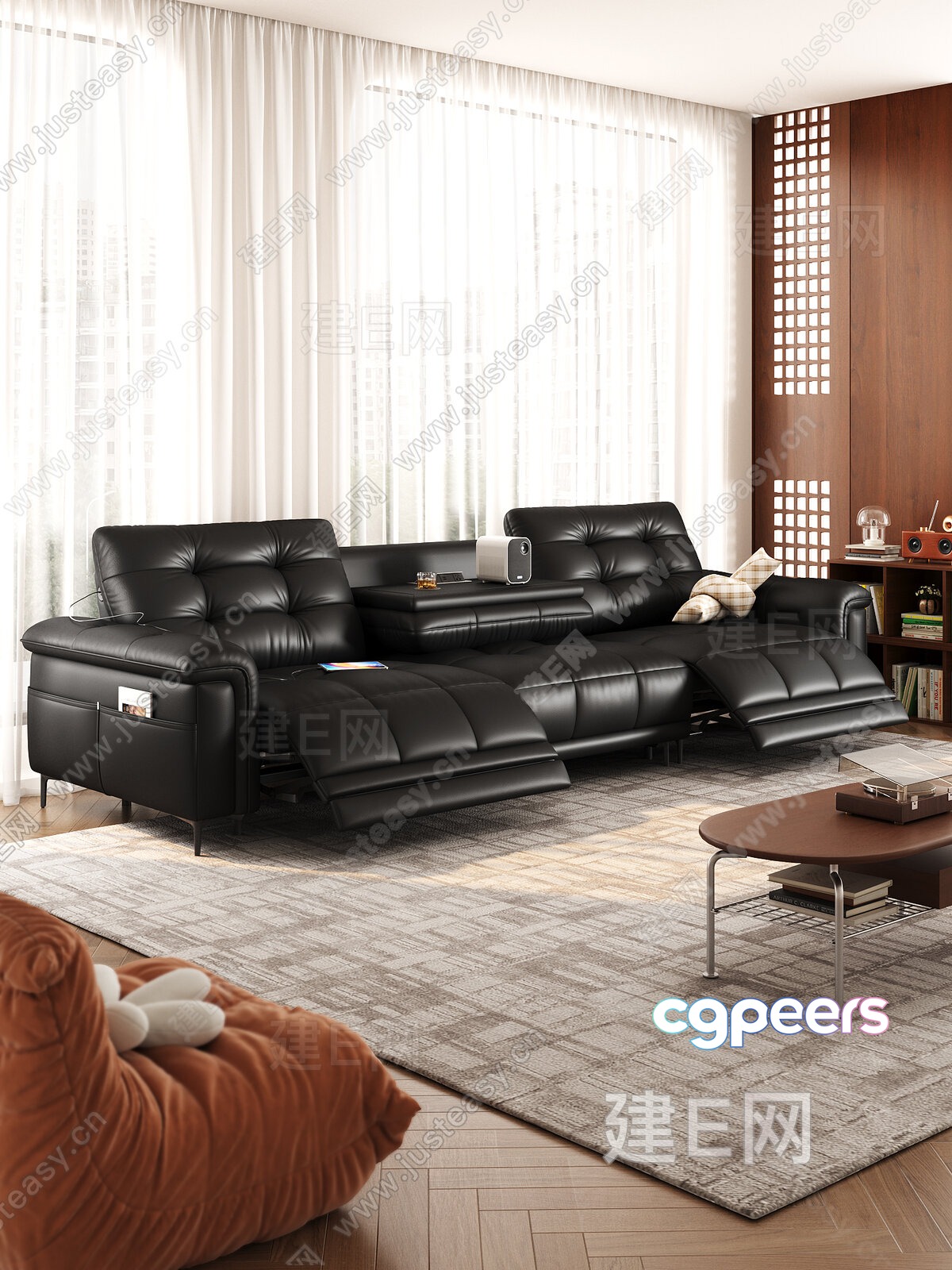 Modern Living Room 3D Model - 13179 - CORONA Render Modern Living Room 3D Model - 13179 - CORONA Render