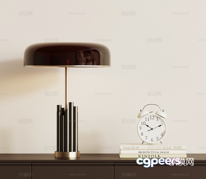 Modern Minimalist Decor 3D Model - 9373 - VRAY Render