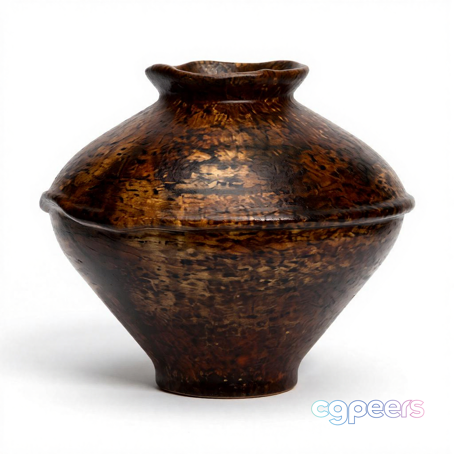 A Brown Vase 3D Model - 7470 - VRAY Render