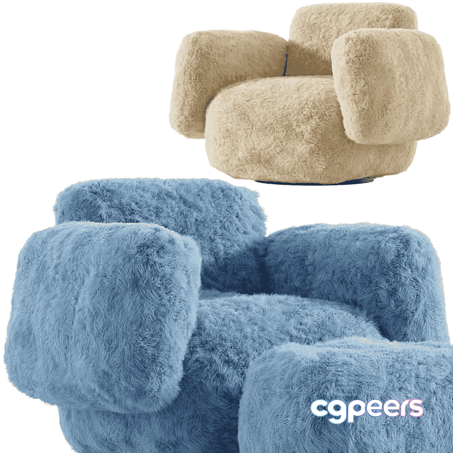 Cozy Armchair 3D Model - 18082 - CORONA Render