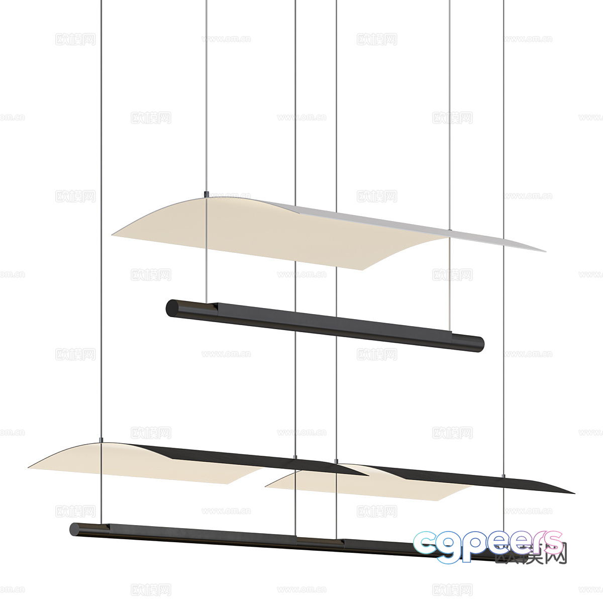 Modern Light Fixture 3D Model - 9941 - CORONA Render