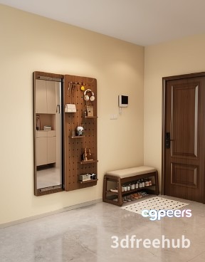 Cozy Entryway 3D Model - 20470 - VRAY Render