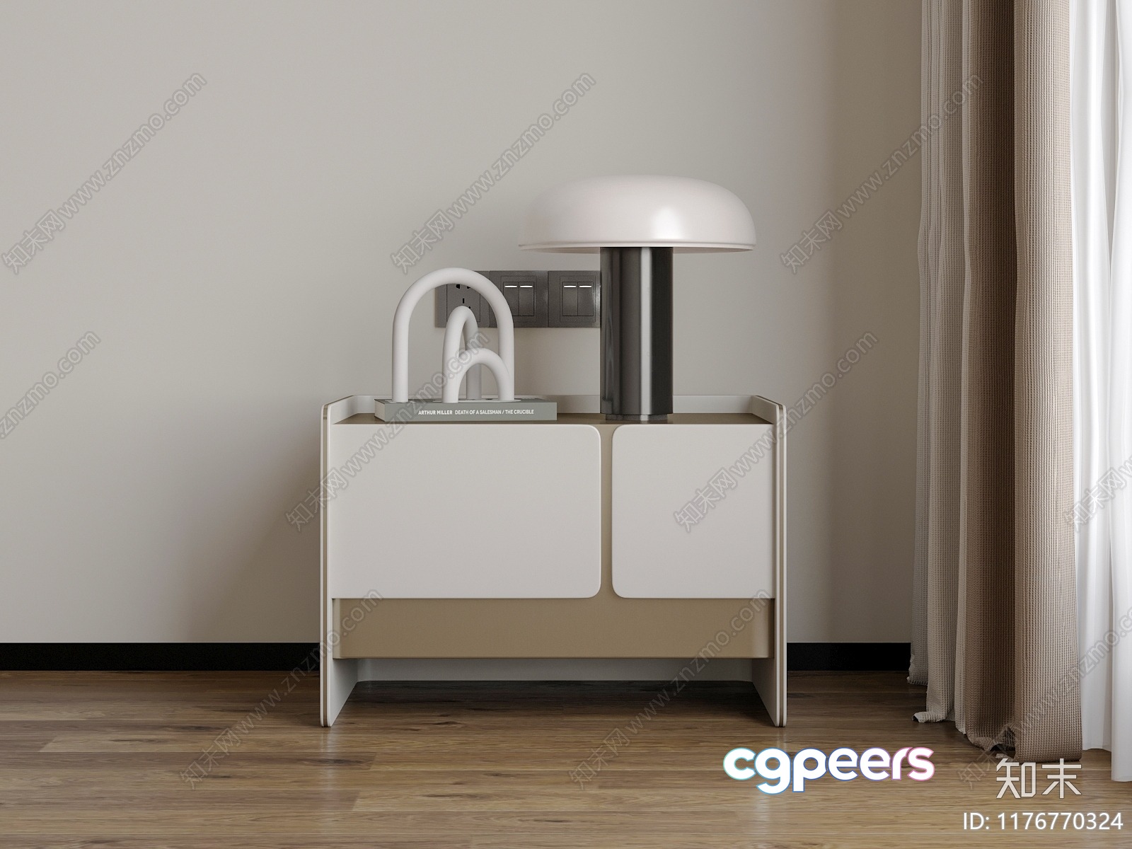 Modern Minimalist Decor 3D Model - 3948 - CORONA Render Modern Minimalist Decor 3D Model - 3948 - CORONA Render