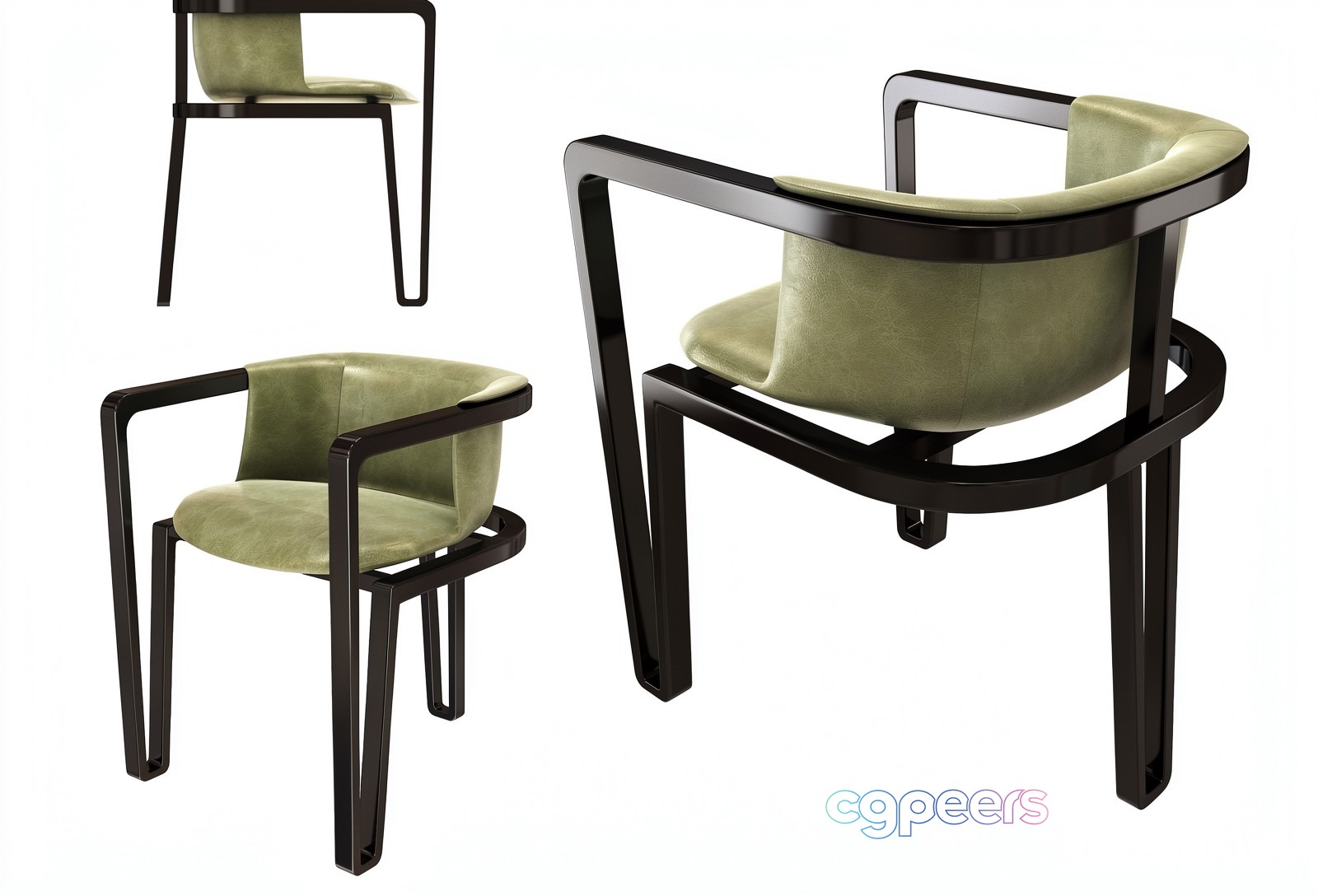 Modern Armchair 3D Model - 23237 - VRAY Render