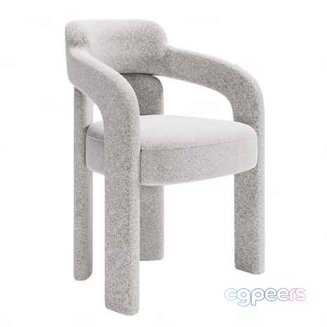 Modern Upholstered Chair 3D Model - 21813 - CORONA Render Modern Upholstered Chair 3D Model - 21813 - CORONA Render