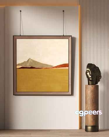 Modern Art Piece 3D Model - 21402 - VRAY Render