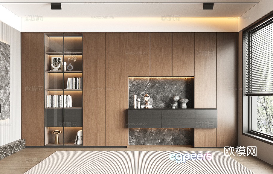 Modern Living Room 3D Model - 1500 - VRAY Render Modern Living Room 3D Model - 1500 - VRAY Render