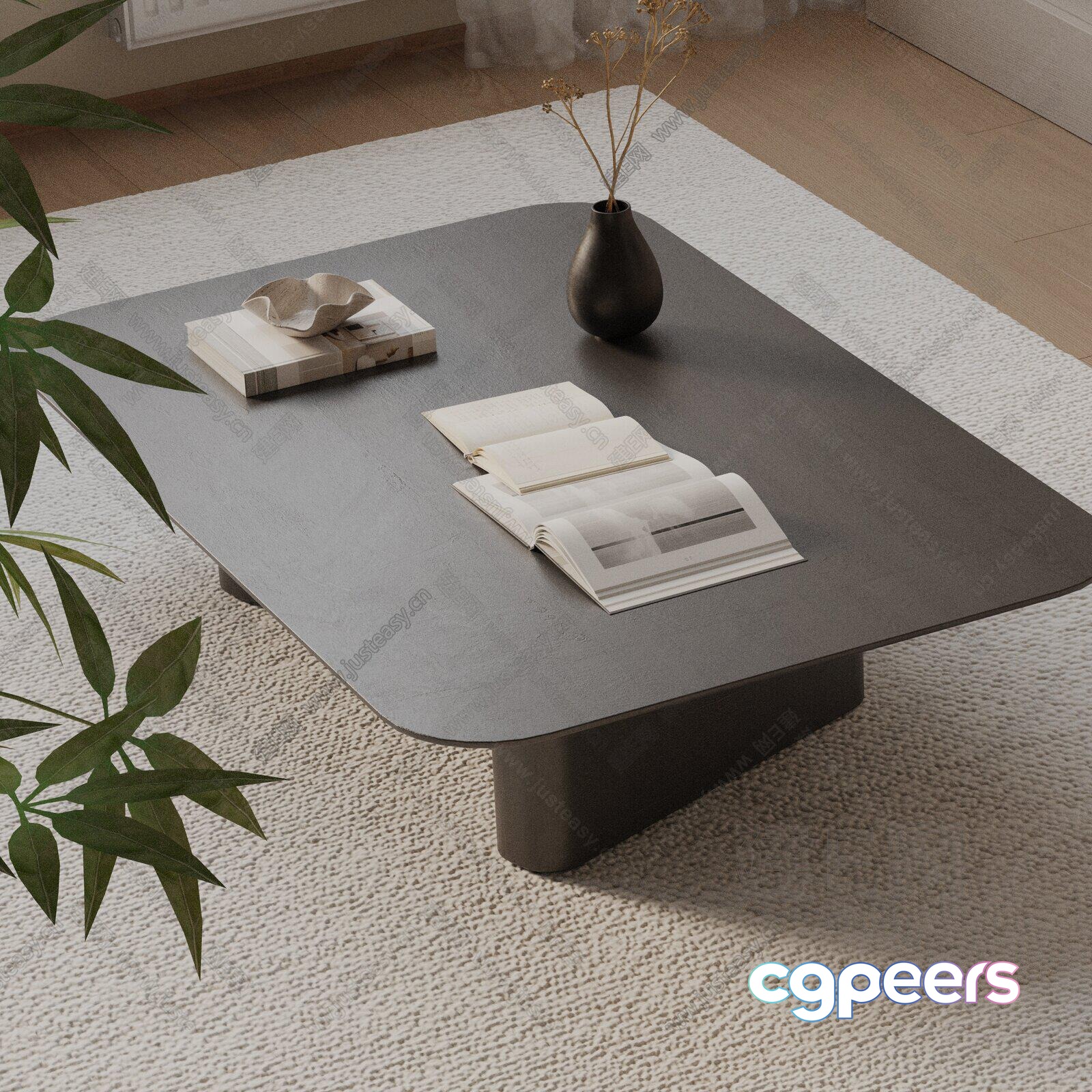 Modern Living Room 3D Model - 10748 - VRAY Render Modern Living Room 3D Model - 10748 - VRAY Render