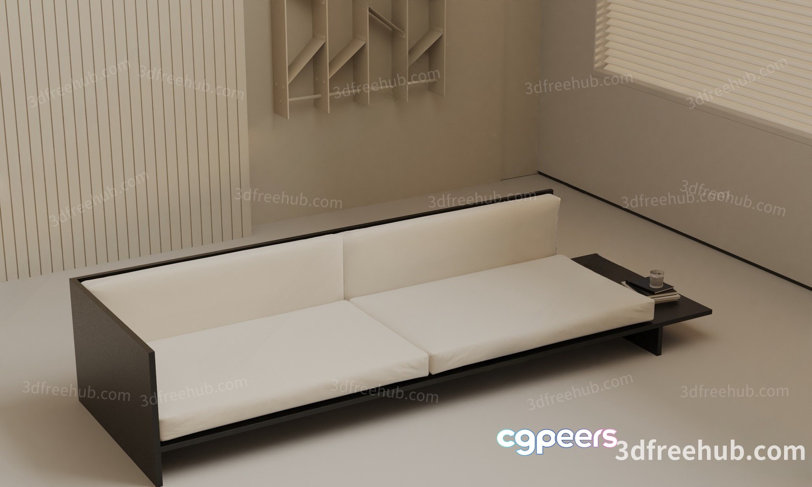 Modern Living Room 3D Model - 22700 - VRAY Render