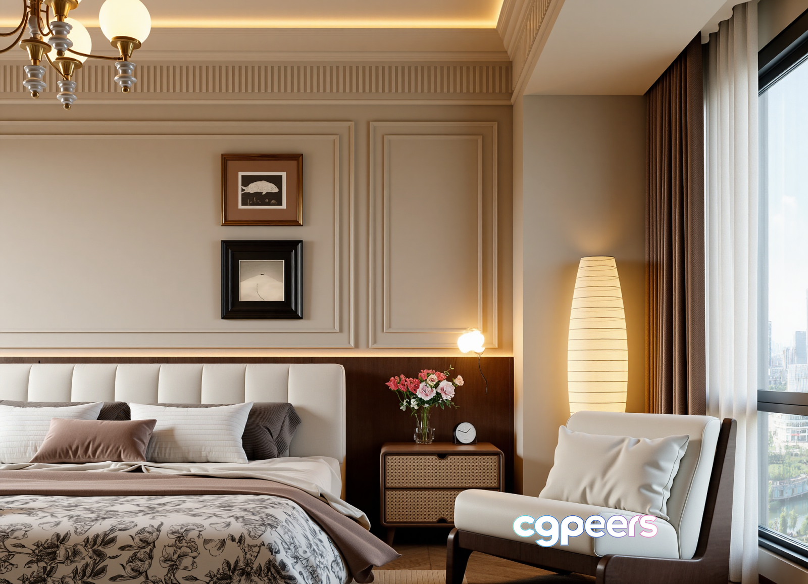 Cozy Bedroom 3D Model - 23169 - VRAY Render Cozy Bedroom 3D Model - 23169 - VRAY Render