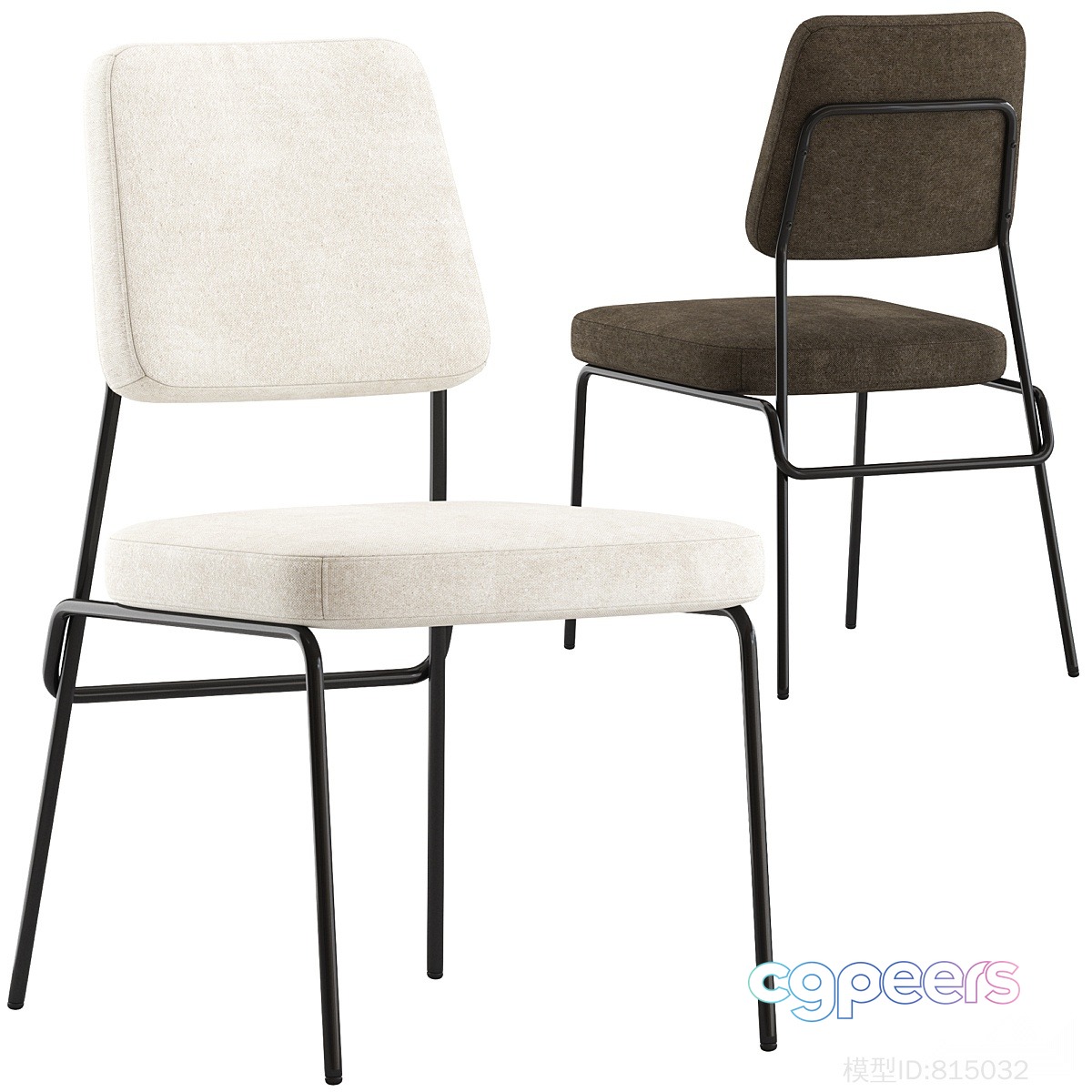 Two Chairs 3D Model - 23602 - VRAY Render