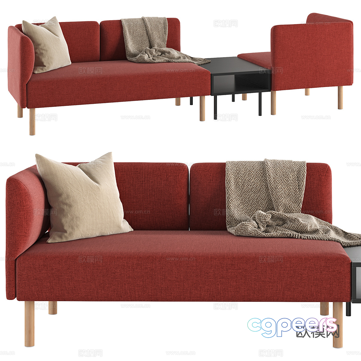 Modern Living Room 3D Model - 17346 - VRAY Render Modern Living Room 3D Model - 17346 - VRAY Render