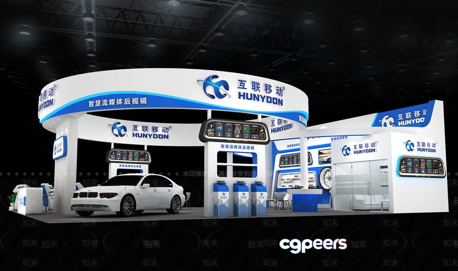 Modern Gas Station 3D Model - 607 - VRAY Render Modern Gas Station 3D Model - 607 - VRAY Render
