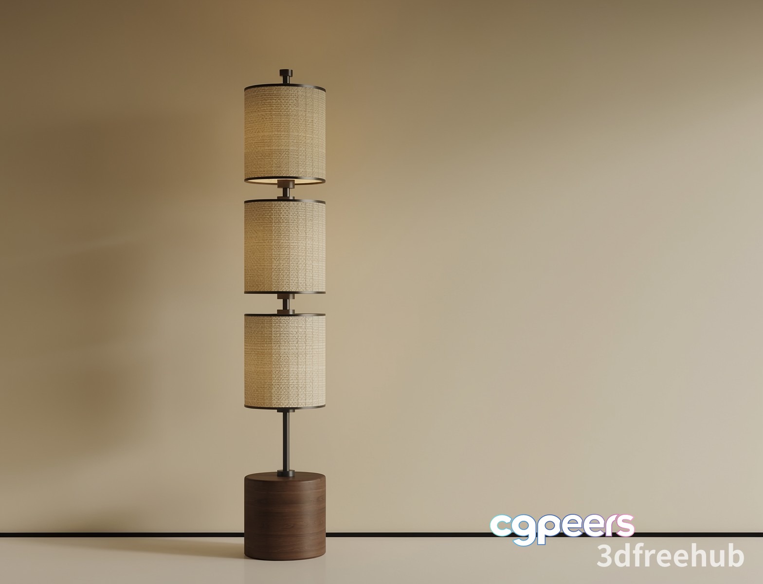 A Floor Lamp 3D Model - 19337 - VRAY Render A Floor Lamp 3D Model - 19337 - VRAY Render