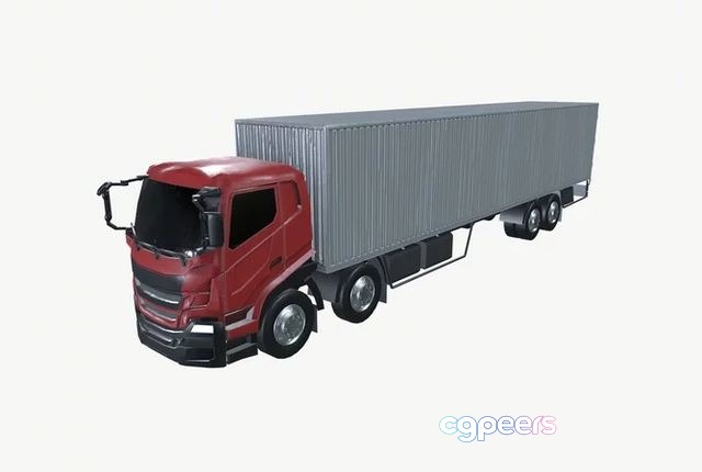 3D Game Assets - Big Truck Low-poly 3D Game Assets - Big Truck Low-poly