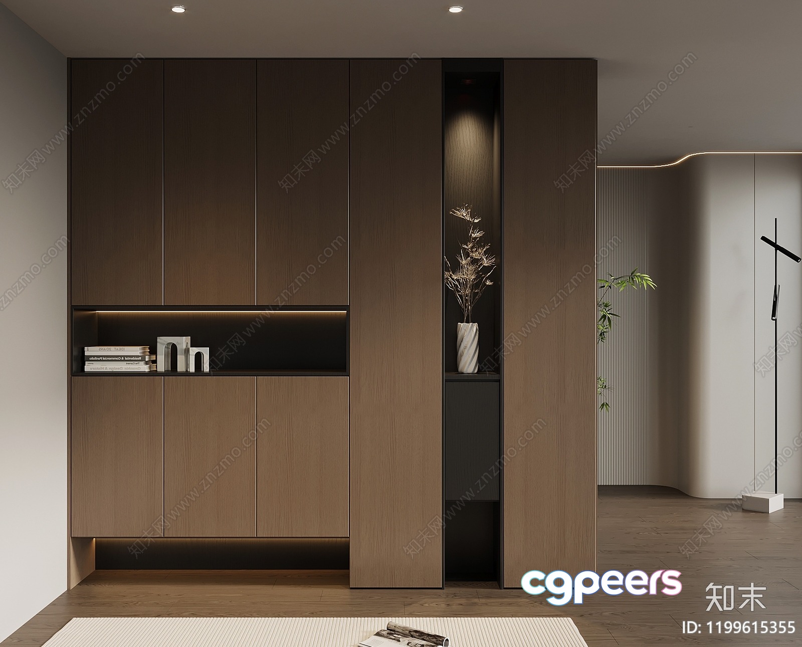 Modern Storage Unit 3D Model - 9685 - VRAY Render