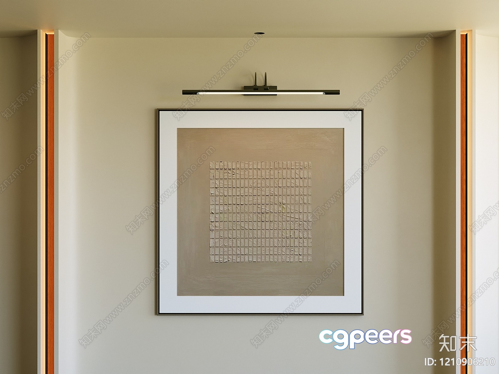 Modern Artwork 3D Model - 10940 - VRAY Render