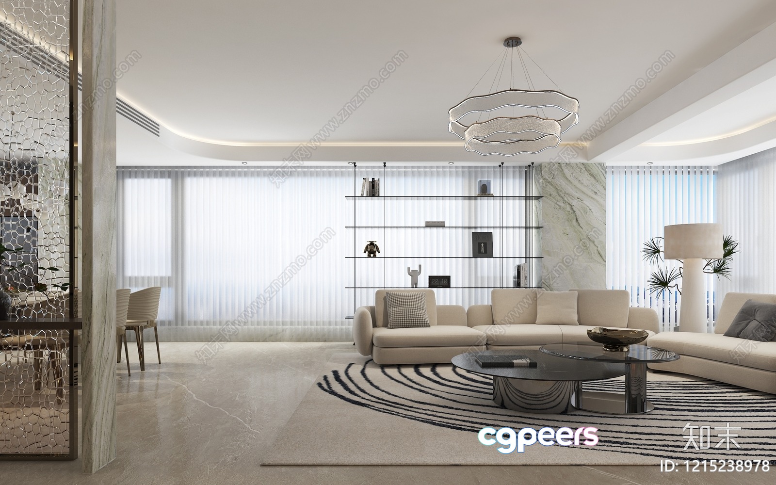 Modern Living Room 3D Model - 16847 - VRAY Render Modern Living Room 3D Model - 16847 - VRAY Render