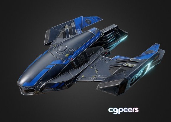3D Game Assets - Alpheratz Corvette 3D Game Assets - Alpheratz Corvette