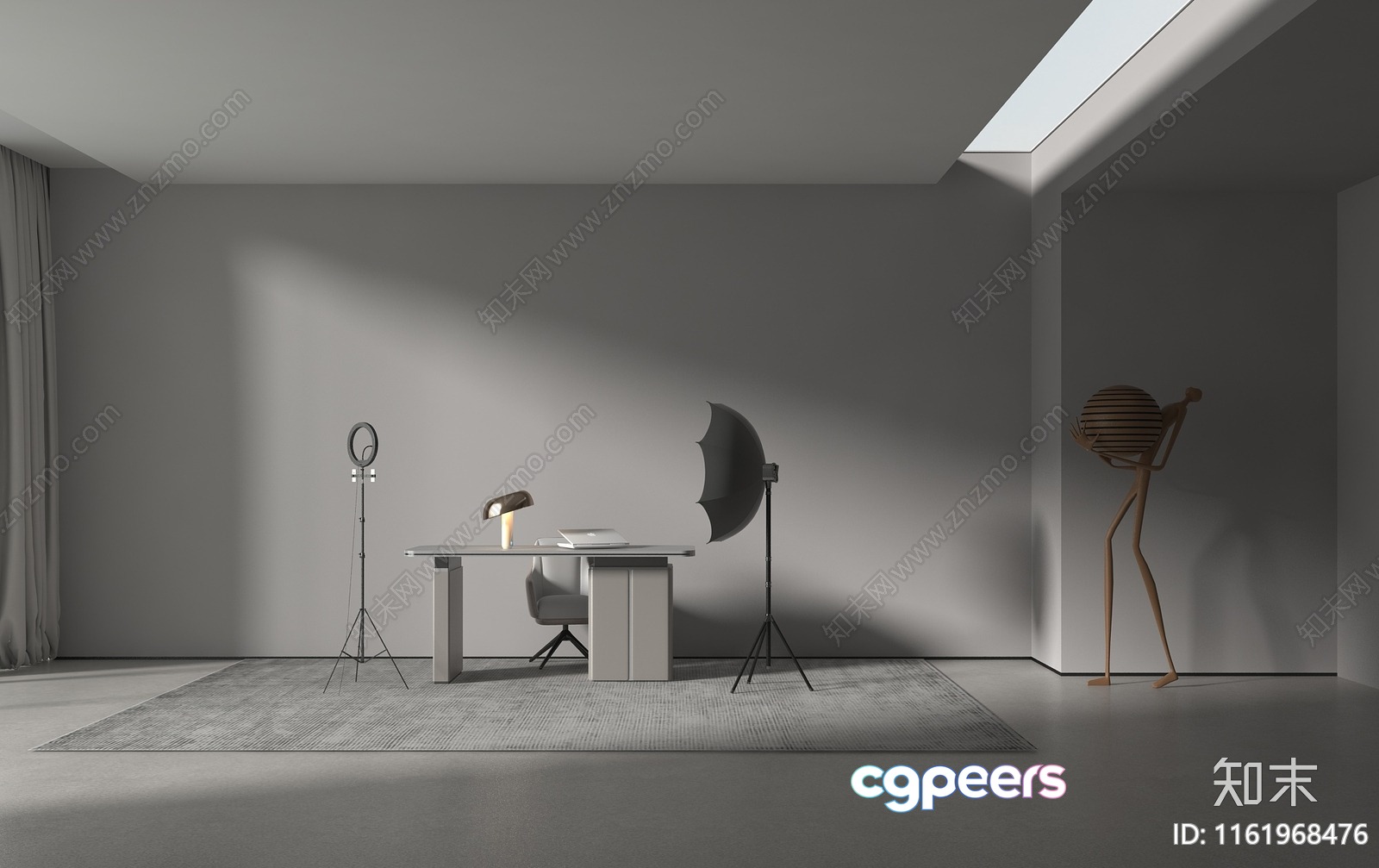 Modern Office Space 3D Model - 11795 - VRAY Render Modern Office Space 3D Model - 11795 - VRAY Render