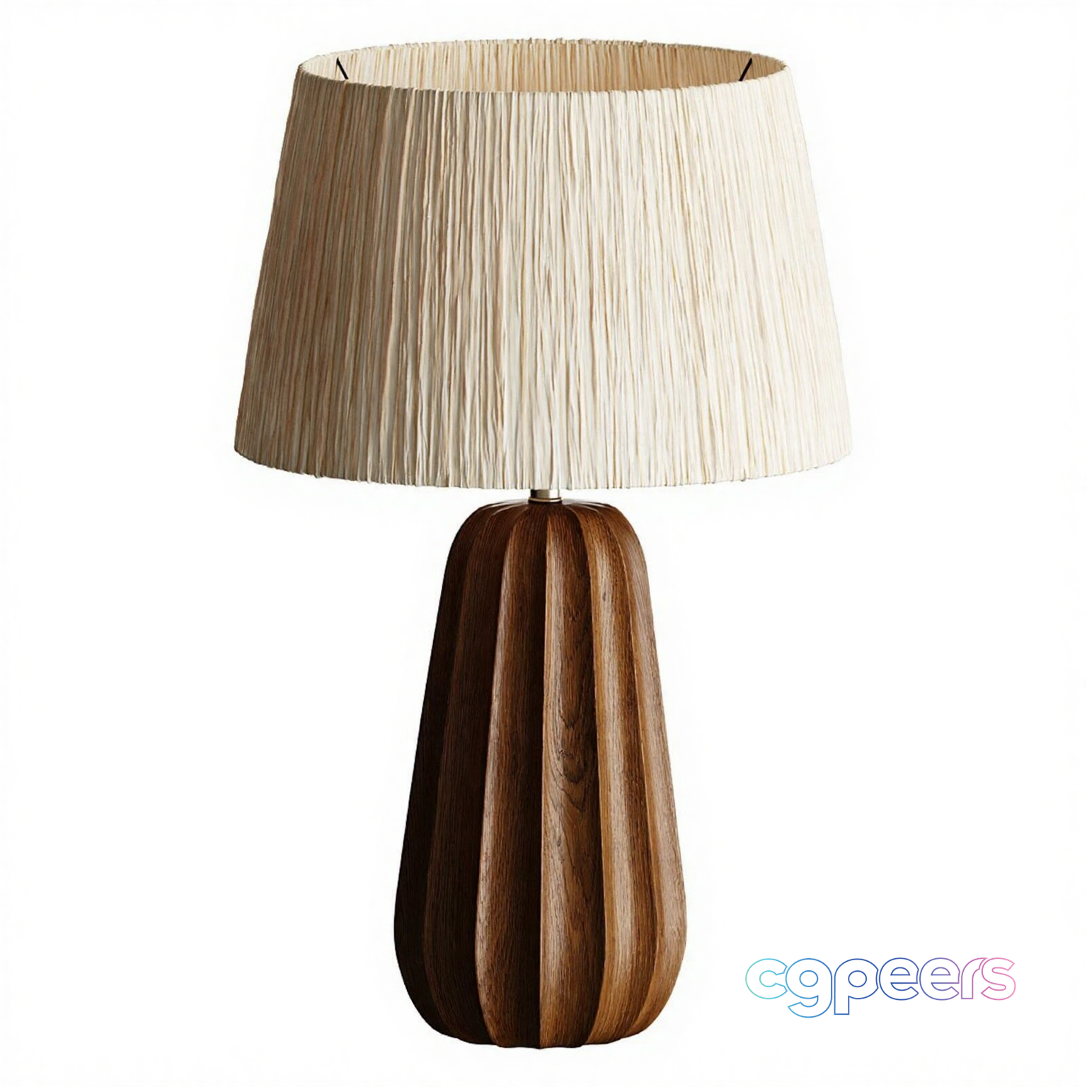 A Wooden Lamp 3D Model - 14530 - CORONA Render