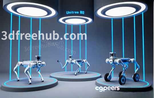 A Futuristic Robot Dog 3D Model - 18897 - VRAY Render A Futuristic Robot Dog 3D Model - 18897 - VRAY Render