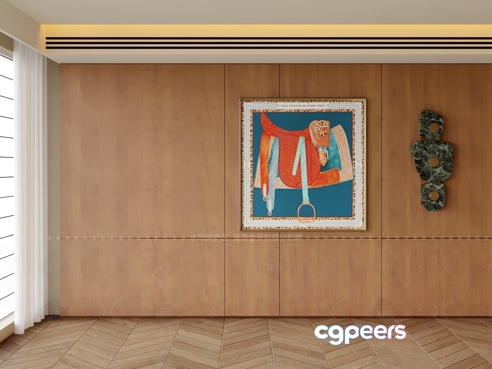 Modern Artwork Display 3D Model - 15351 - CORONA Render Modern Artwork Display 3D Model - 15351 - CORONA Render
