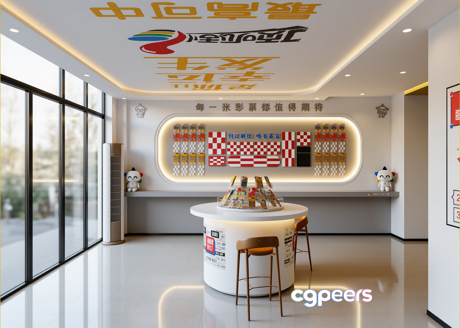 A Modern Office Space 3D Model - 6933 - VRAY Render
