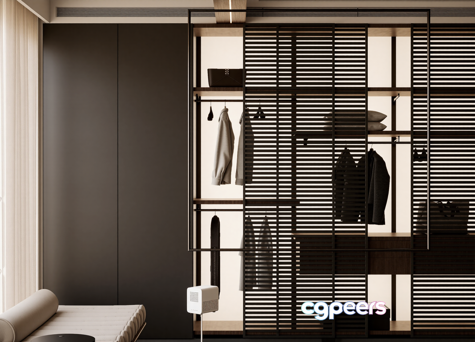 Modern Closet System 3D Model - 22332 - VRAY Render Modern Closet System 3D Model - 22332 - VRAY Render
