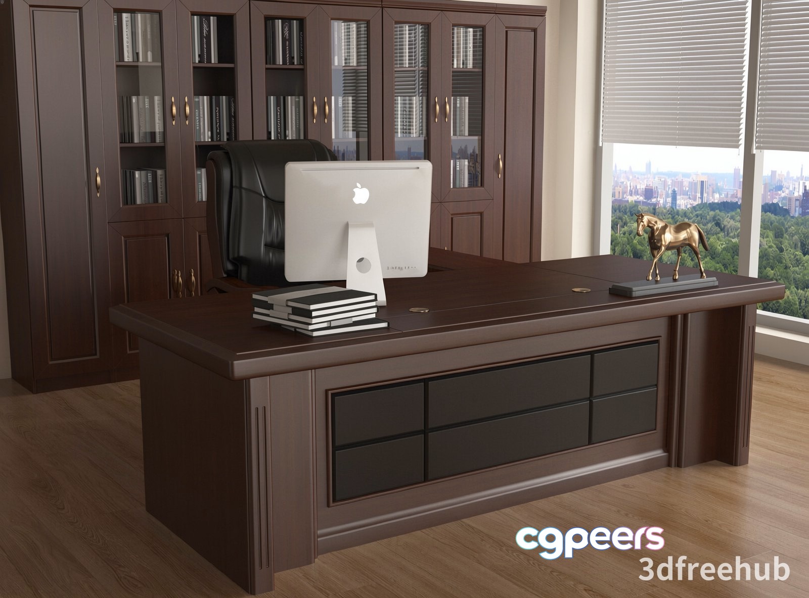 Office Desk 3D Model - 19711 - VRAY Render Office Desk 3D Model - 19711 - VRAY Render