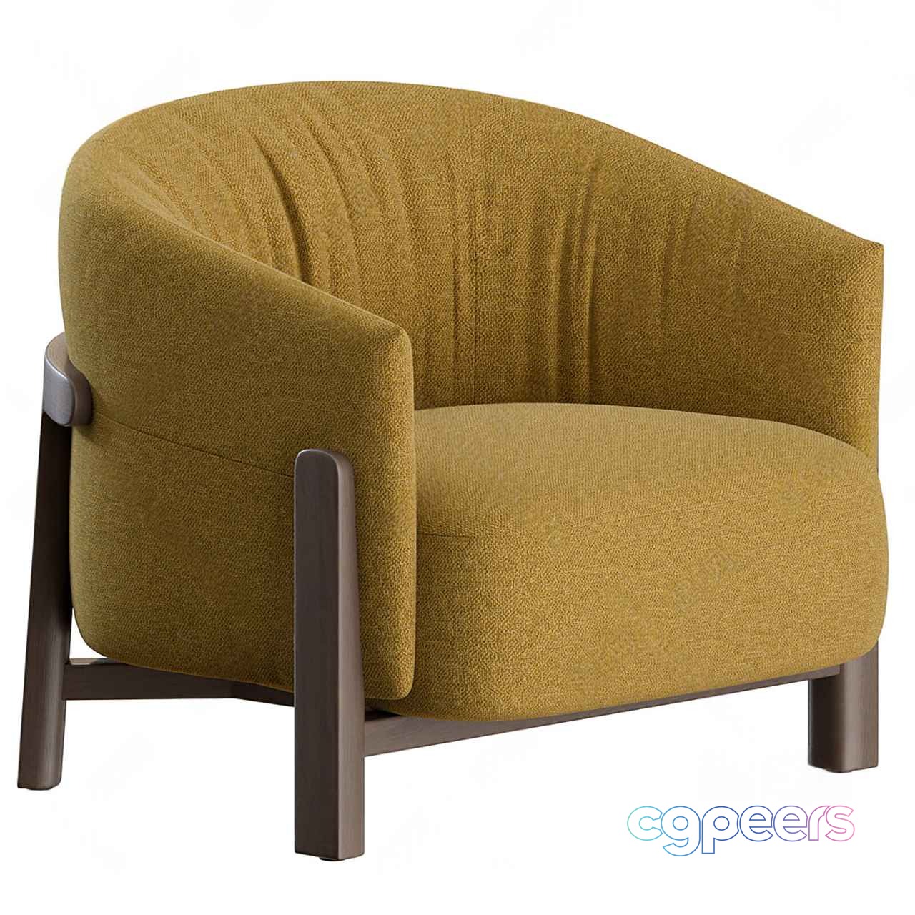 A Yellow Chair 3D Model - 12021 - CORONA Render