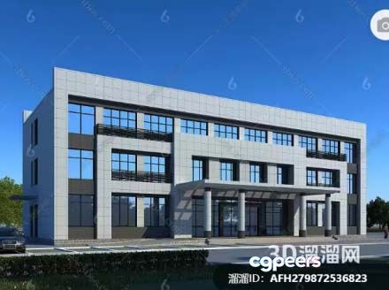 A 3D Building Model 3D Model - 5747 - VRAY Render A 3D Building Model 3D Model - 5747 - VRAY Render