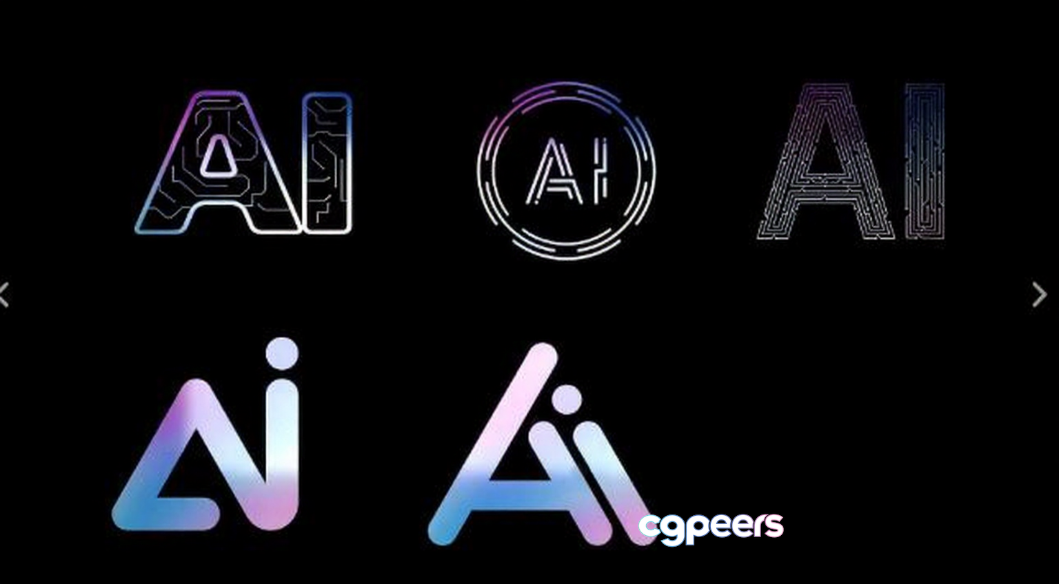 The Main Subject Is A Collection Of Ai Logos 3D Model - 5347 - VRAY Render