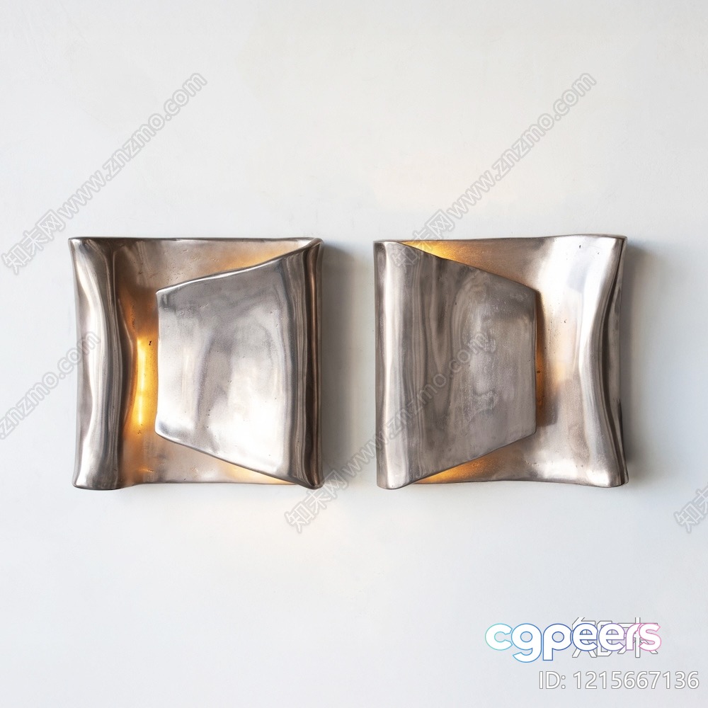 Modern Metal Light Fixture 3D Model - 17487 - VRAY Render Modern Metal Light Fixture 3D Model - 17487 - VRAY Render
