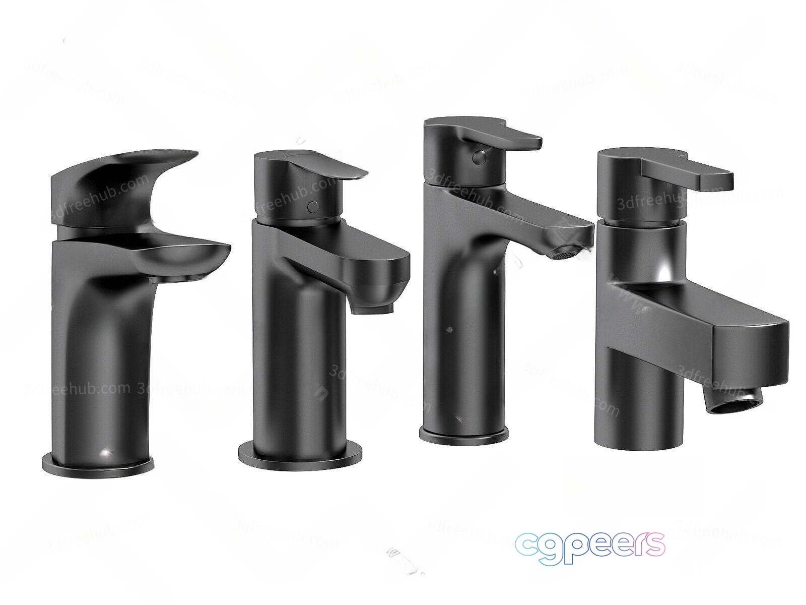 A Modern Bathroom Faucet 3D Model - 22412 - VRAY Render