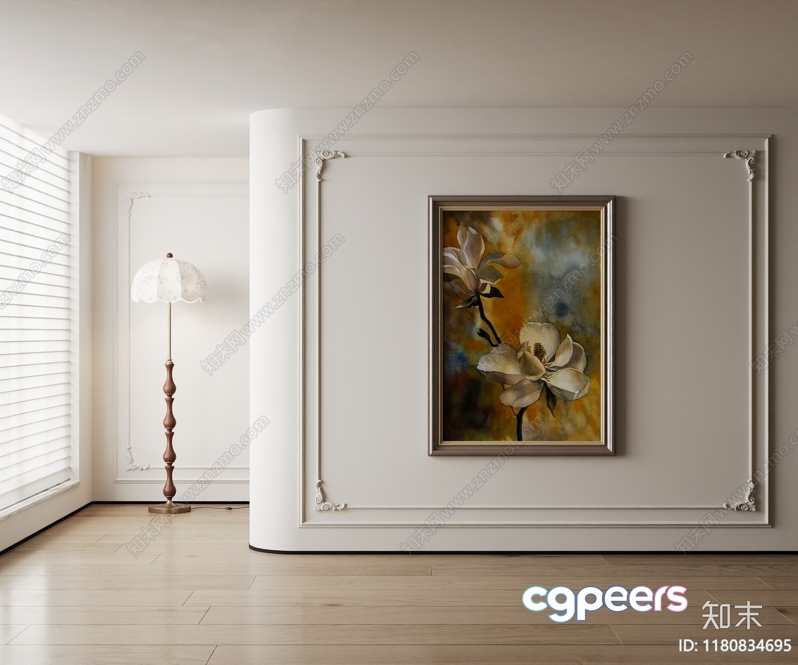 Modern Living Room 3D Model - 22065 - CORONA Render