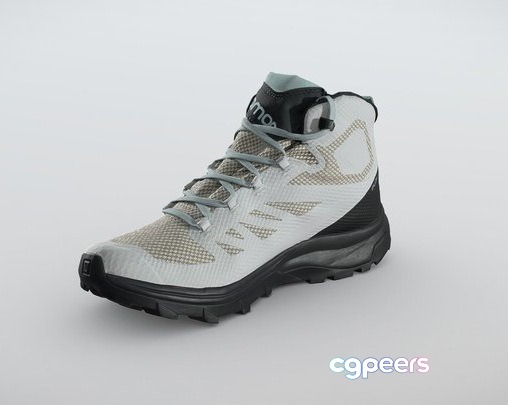 3D Game Assets - Salomon Outline GTX Boot 3D Game Assets - Salomon Outline GTX Boot