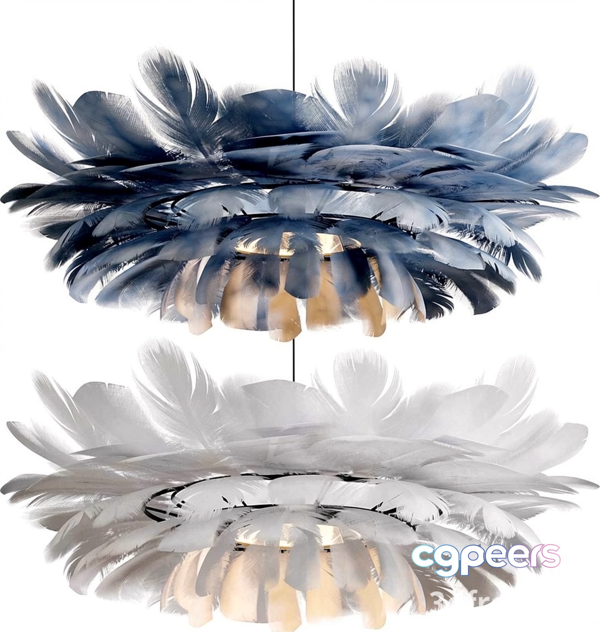 Gold Light Fixture 3D Model - 20805 - VRAY Render Gold Light Fixture 3D Model - 20805 - VRAY Render