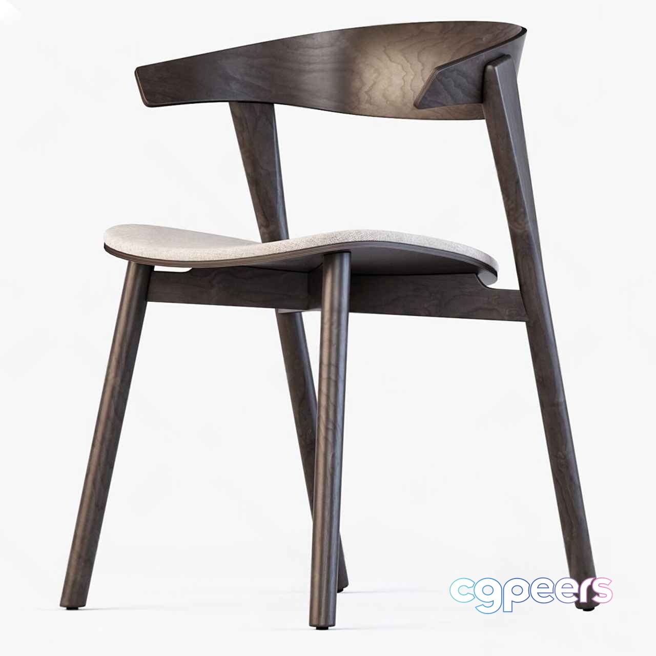 Wooden Dining Chair 3D Model - 3431 - VRAY Render Wooden Dining Chair 3D Model - 3431 - VRAY Render