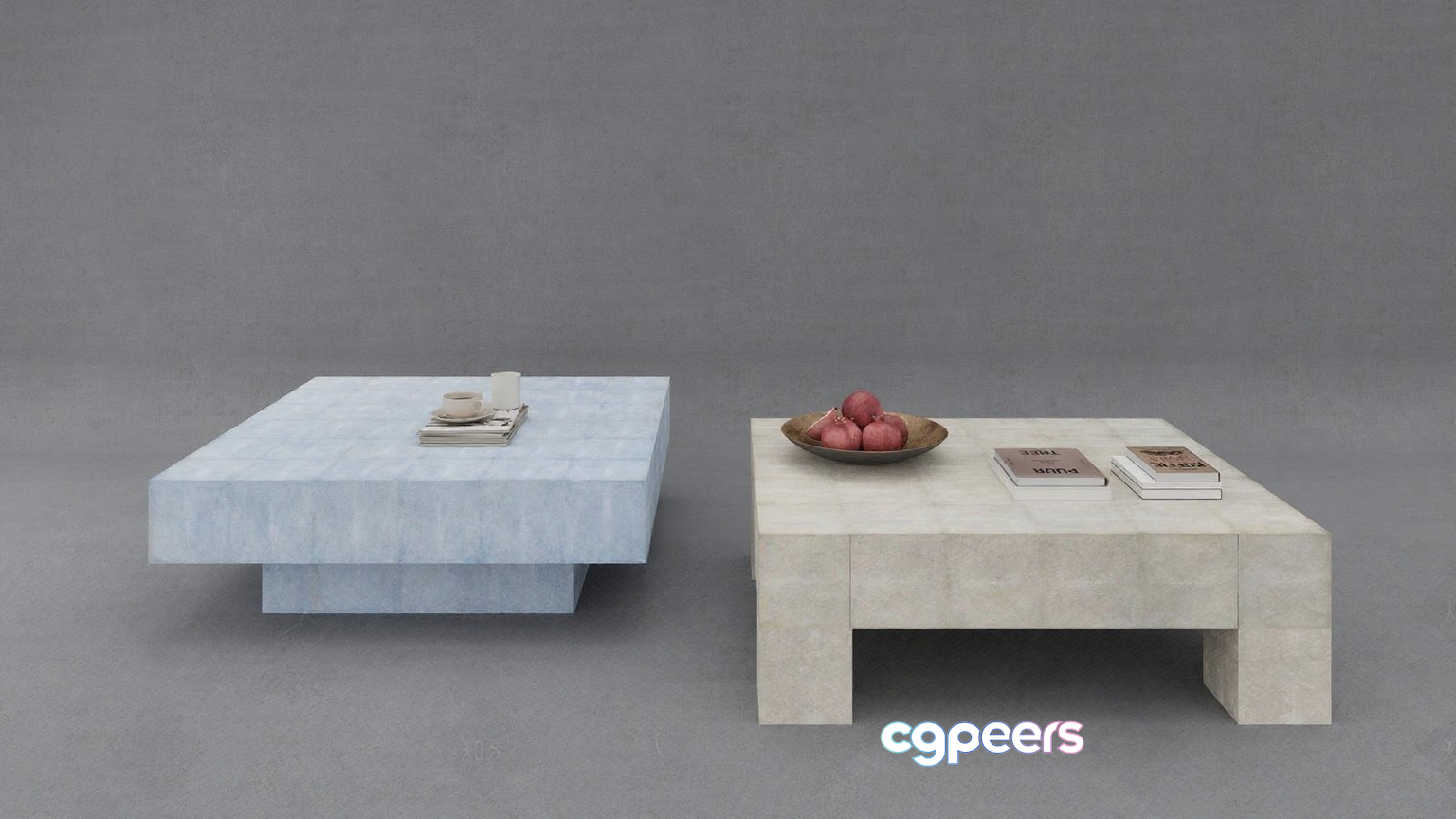 Simple Coffee Tables 3D Model - 16197 - VRAY Render Simple Coffee Tables 3D Model - 16197 - VRAY Render