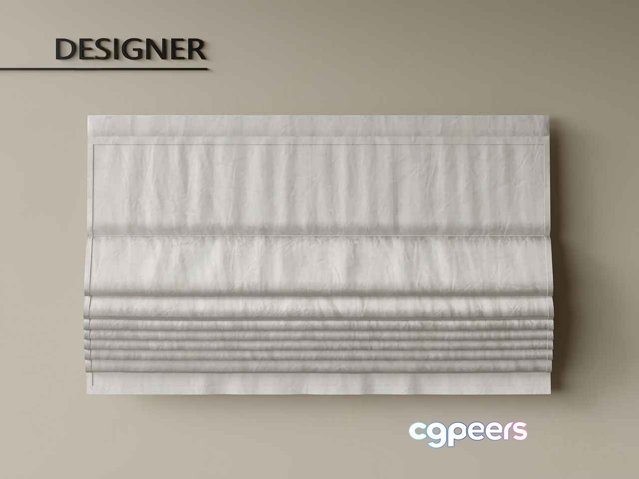 Modern White Blinds 3D Model - 22319 - CORONA Render Modern White Blinds 3D Model - 22319 - CORONA Render