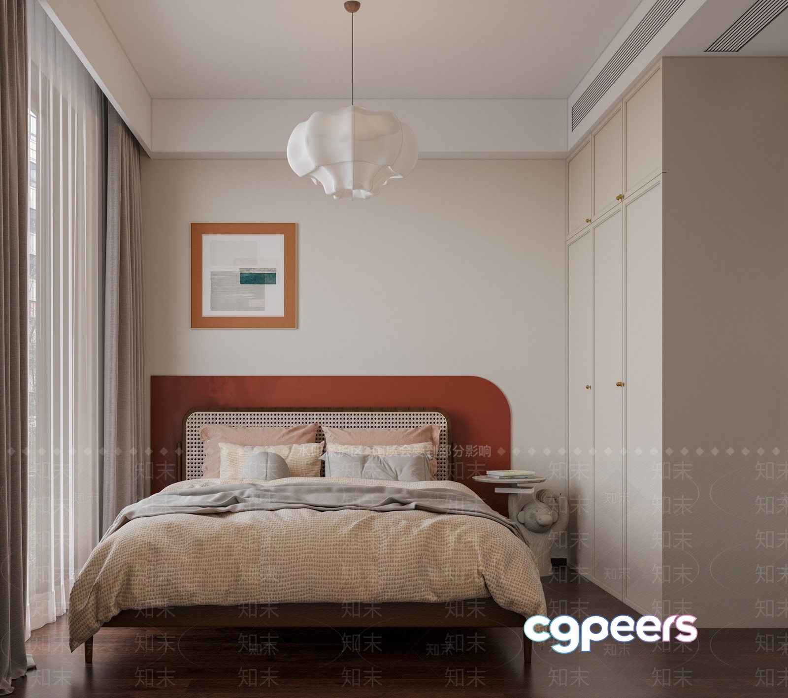 Cozy Bedroom 3D Model - 1938 - VRAY Render Cozy Bedroom 3D Model - 1938 - VRAY Render