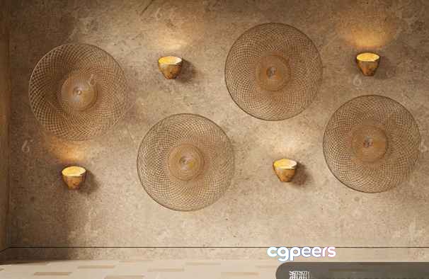 Woven Wall Decor 3D Model - 17266 - VRAY Render