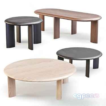 Modern Wooden Furniture 3D Model - 1740 - CORONA Render