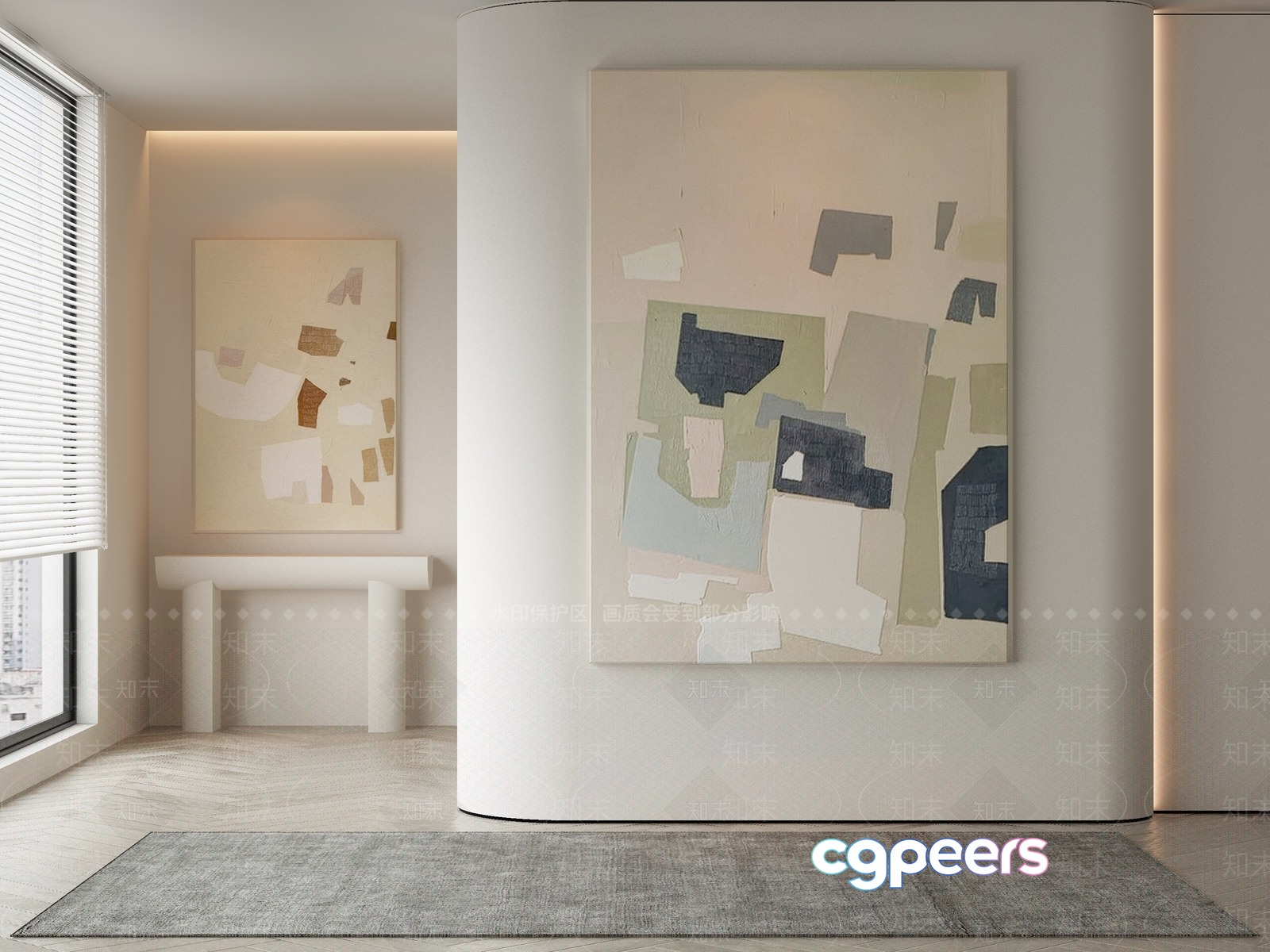Modern Art Gallery 3D Model - 16955 - VRAY Render Modern Art Gallery 3D Model - 16955 - VRAY Render