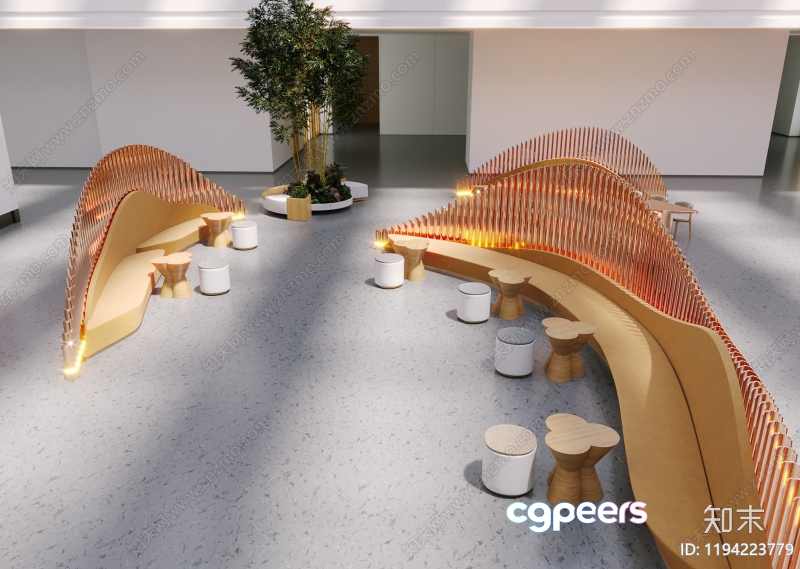 Modern Art Installation 3D Model - 21328 - CORONA Render Modern Art Installation 3D Model - 21328 - CORONA Render