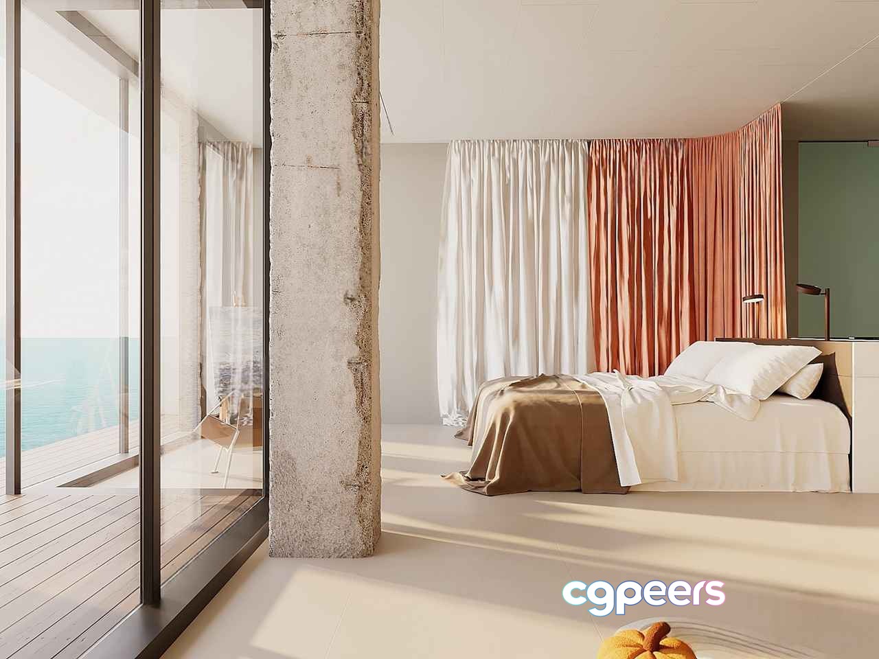 Modern Beach House 3D Model - 15850 - CORONA Render Modern Beach House 3D Model - 15850 - CORONA Render