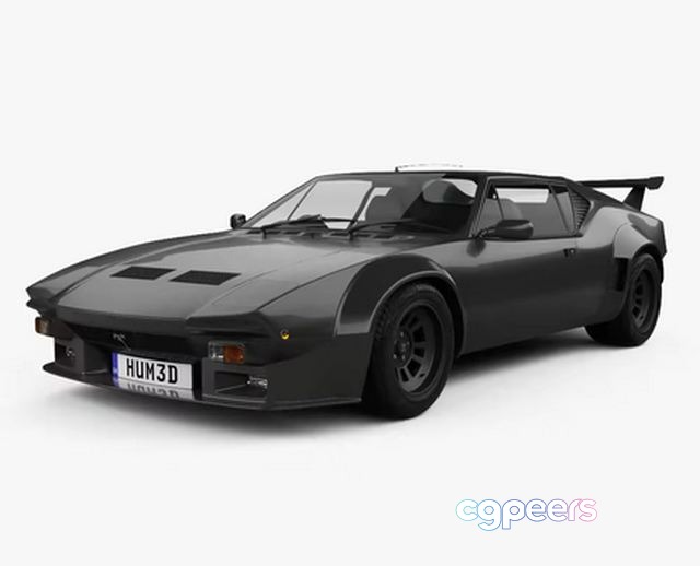 3D Game Assets - De Tomaso Pantera GT5S 1984 3D Game Assets - De Tomaso Pantera GT5S 1984