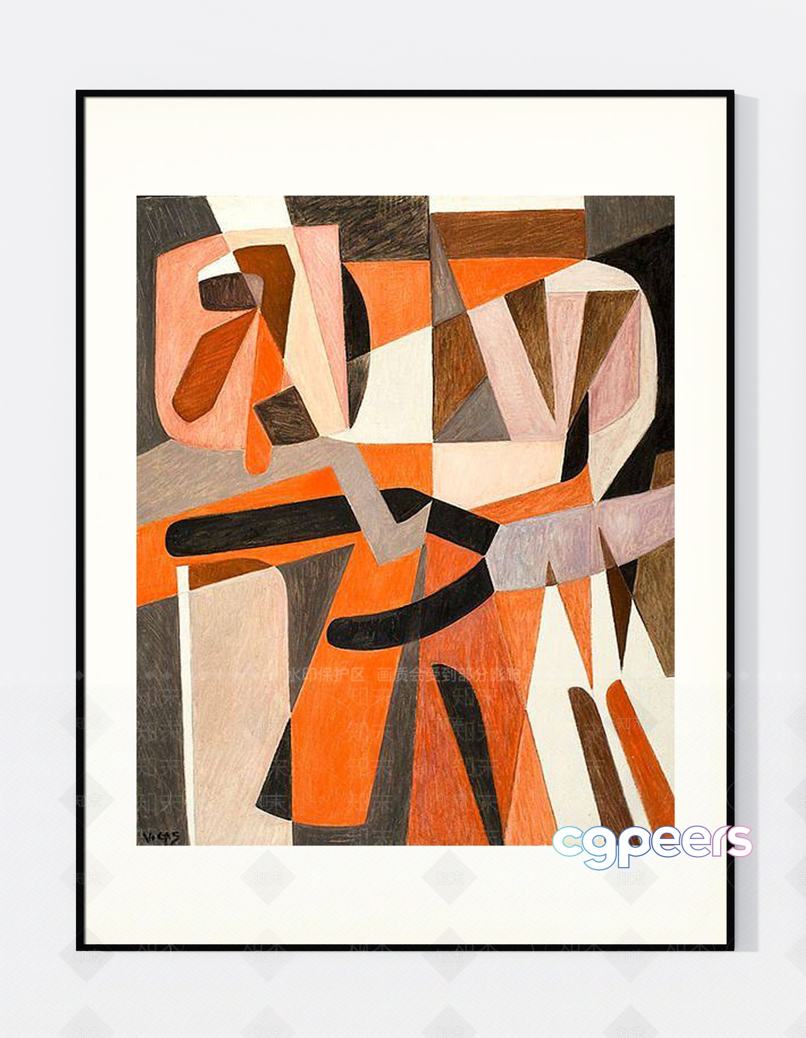 Abstract Artwork 3D Model - 12721 - VRAY Render